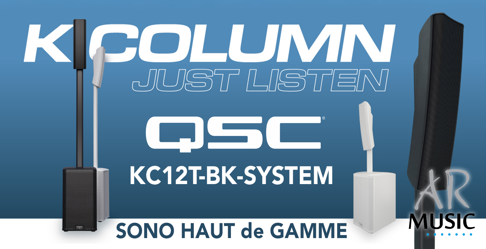 QSC KC 12 BKSonorisation Haute Gamme